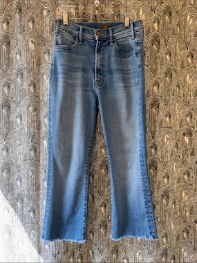 MOTHER the Ankle Husker Fray Jeans